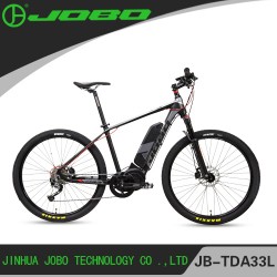 2017 New 27.5 Inch Electric Mountain Bike with Double Suspension, Bafang MID Motor