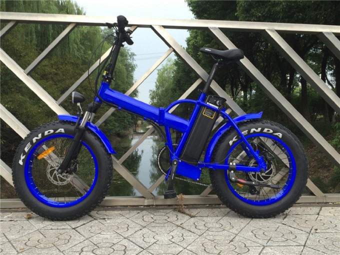 20′′ Folding Beach Cruiser Electric Bicycle with Good Suspension Rseb507 Image1