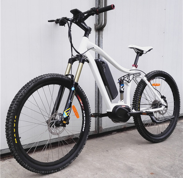 8 Fun Mide Drive Mountain Electric Bicycle with Full Suspension Image1