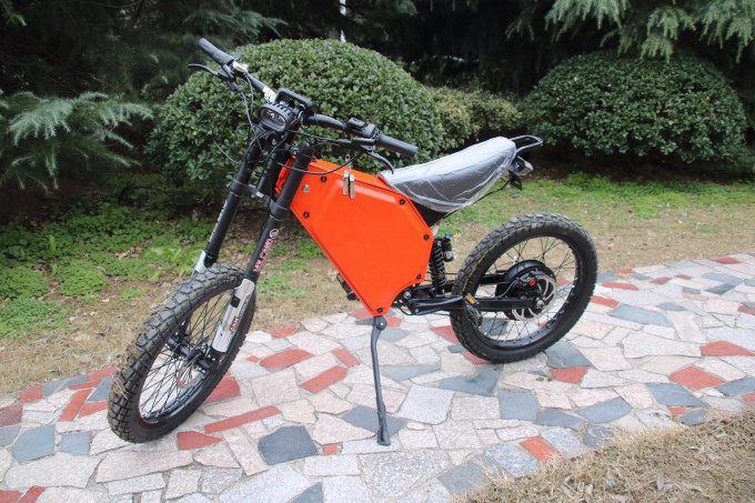 Electric Fat Bike Full Suspension Fat Tire Battery 5000W Image1