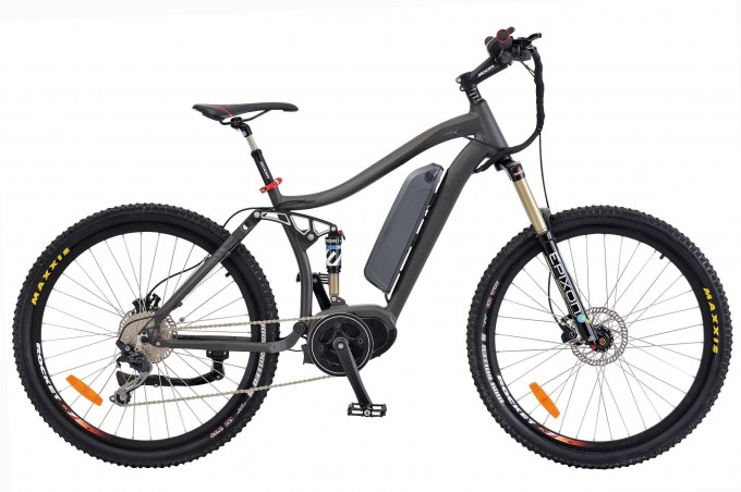 Suspension Fork Mountain Electric Bike with Alloy Frame Image1