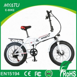 Bicicleta Electrica with Fat Tire 4.0inch Suspension Fork