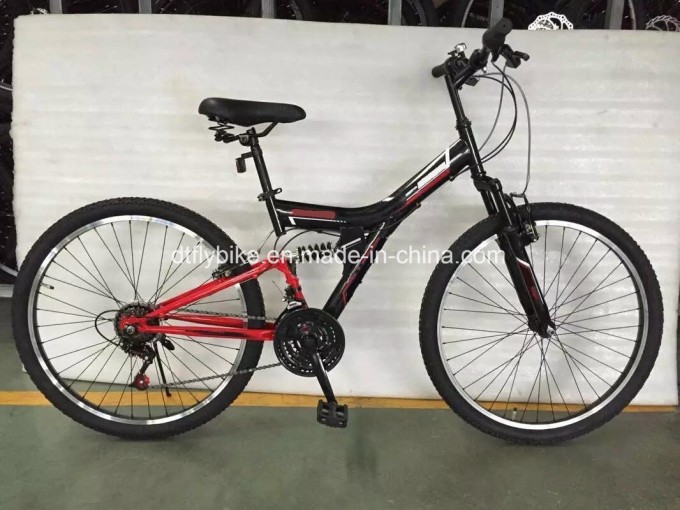 26inch Steel Suspension Frame MTB Bike, Suspension Bicycle, Suspension Bike Image1