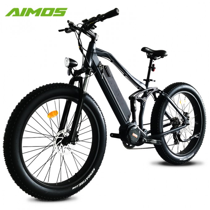 26 Inch Full Suspension Electric Mountain Bike Image1