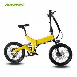 AMS-Tdn-03 250W Folding Mountain Ebike with Air Suspension