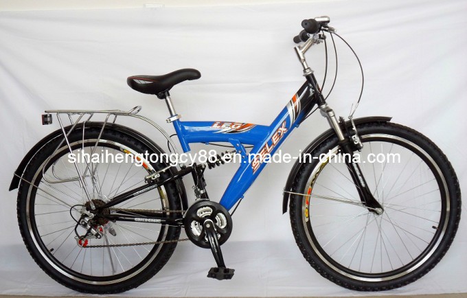 Double Suspension Mountain Bike with Rear Carrier (SH-SMTB094) Image1