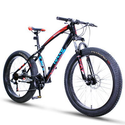 Chinese Carbon Fat Bike Mountain Bicycle Suspension Snow Bike Image1