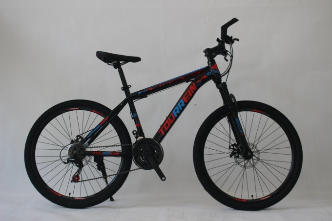 26′′ Steel Suspension 21 Speed Mountain Bike for Adult Image1