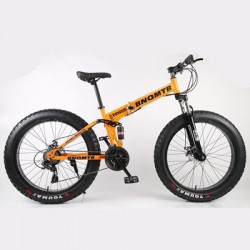Hot Suspension Mountain Bike Steel Frame Fat Bike Snow Mountain Bike