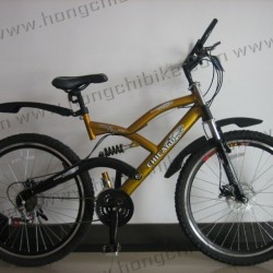 26"Alloy Frame MTB Bike High Bumper Suspension Bicycle for Dirt Road City Bike (HC-MTB-71905)