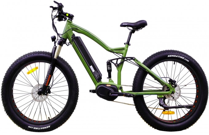 Two Suspension Fork Fat Tire Electric Bike Image1