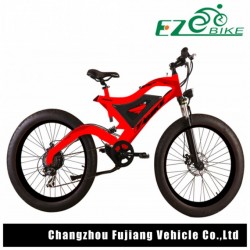 Full Suspension Electric Mountain Bike with Long-Lasting Battery