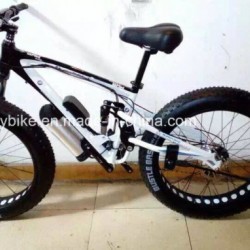 Alloy Suspension Frame, Electric Fat Bicycle, Shimano 24speed,