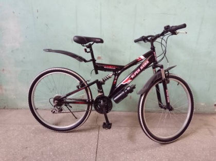 26 Steel Chinese 21sp Non-Index Suspension Bike Image1