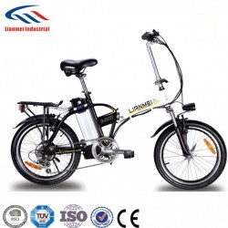 Lianmei Electric Motor Power Bicycle Lithium Battery Folding Bike - Full Suspension