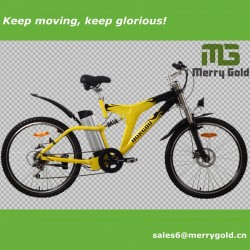 26" 250W Electric Mountain Bike with Full Suspension