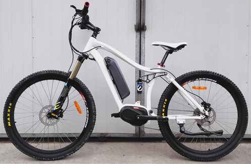 Full Suspension Mountain Electric Bike with 26′ Tire Image1