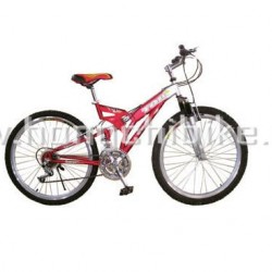 26"Alloy Frame MTB Bike High Bumper Suspension Bicycle for Dirt Road City Bike (HC-MTB-09827)