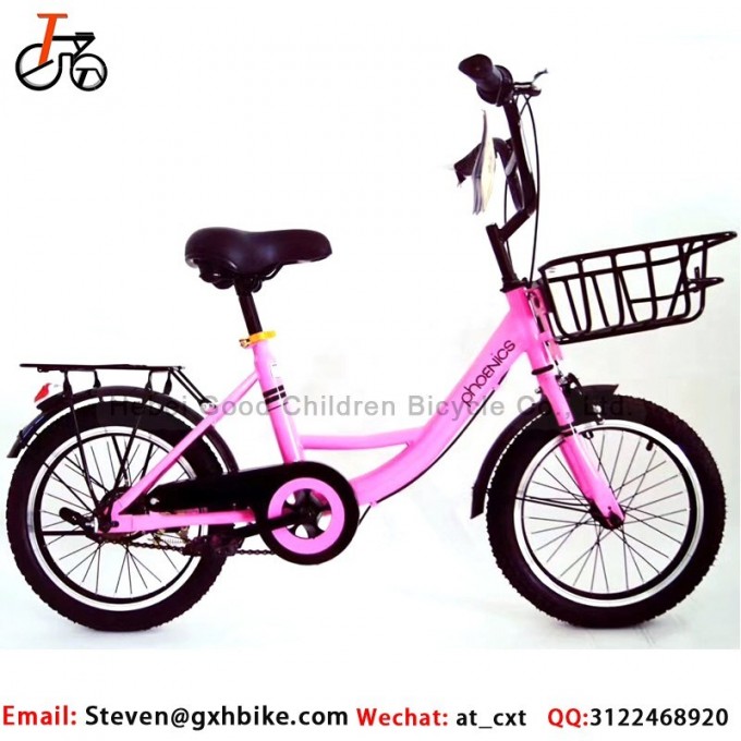 2017 Hot Sales New Style Light Pink 16 Inch Kids Bike for Girls Image1