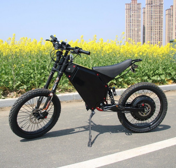 2018 High Quality 72V 8000W Stealth Bomber Mountain Electric Bike Image1