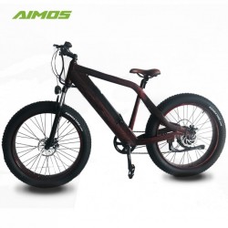 48V 500W 8fun Motor Fat Tire Mountain Electric Bicycle with LCD Display