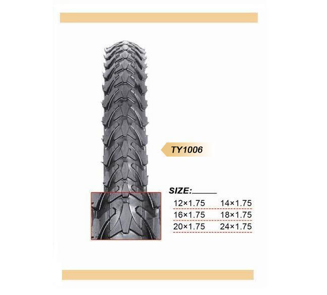 Black Air Tire Ty1006 with Popular Pattern Image1