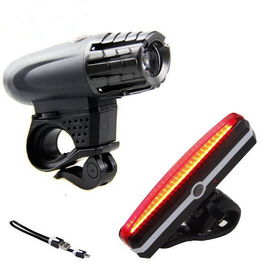 Bike Parts Bicycle Accessories Rechargeable Lighting LED Rear Bicycle Light Image1