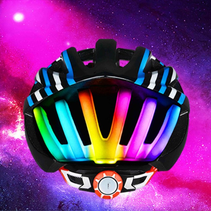 2016 Outdoor LED Light Bicycle Parts Flashing Helmet Image1