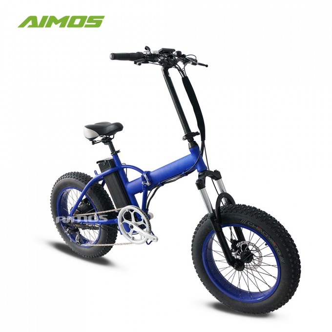 Fashion New 350W Folding Electric Mountain Bicycle Parts with LCD Display Electric Motorcycle Image1