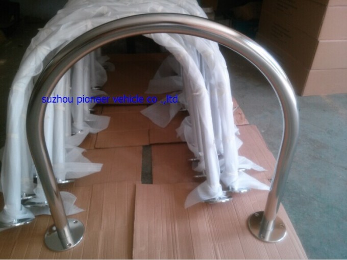 Outdoor Stainless Steel Bicycle Parts Rack / Carbon Road Bike Rack (ISOSGSTUV Approved) Image1