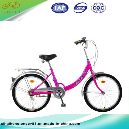 20inch Pink Lady Bicycle/Bike with Colored Bicycle Parts (SH-CB104) Image1