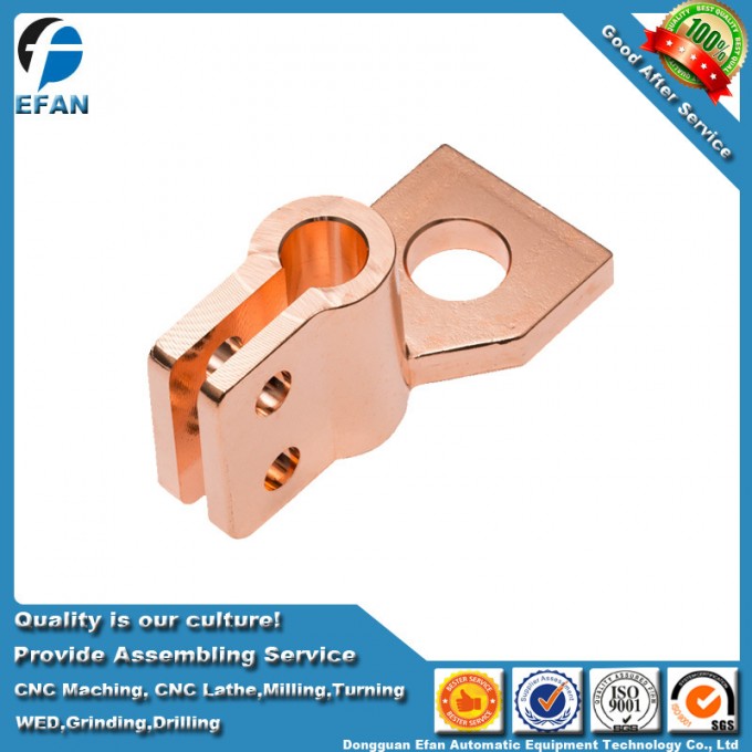 Precision Machinery CNC Milling Machining Rose Pure Copper Bicycle Parts Image1