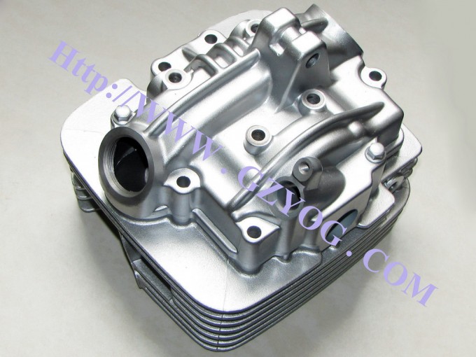 Yog Engine Motor Cycle Bike Spare Parts Suzuki En125 Hu En-125 Cylinder Head Complete Fuel Tank Turn Image1