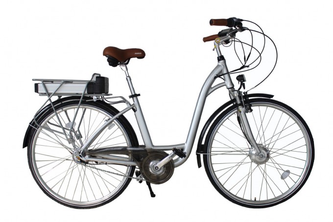 Beautiful City Road Electric Bike Lady E Bicycle Elegant Design E-Bike Shimano Brand Parts Image1