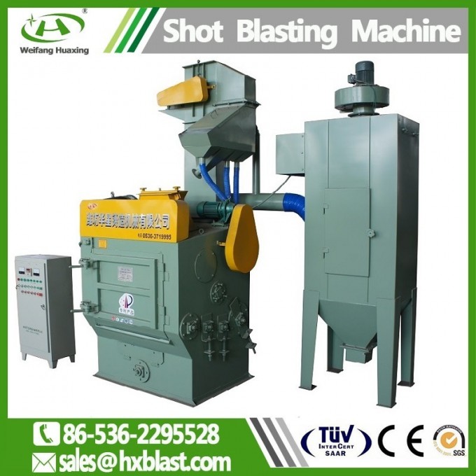Small Bike Parts Tumble Belt Type Sand Blast Cleaning Machine / Shot Peening Machine From Weifang Ma Image1