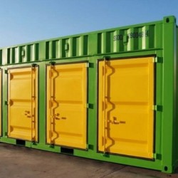 4 Rolling Door Storage Container