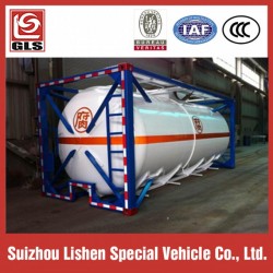 ISO 20FT 40FT Liquid Chemical Tanker Container Corrosive Tanker Storage