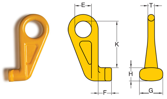 Lifting Lugs Forged Alloy Steel Container Hook Container Image1