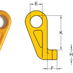 Lifting Lugs Forged Alloy Steel Container Hook Container