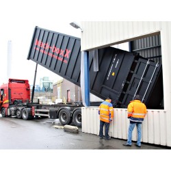 Coke Container in Operation