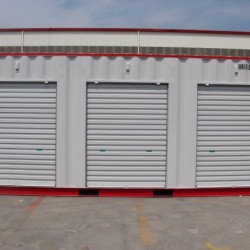 Side Open Rolling Shutter Door 20FT Length Self Storage Container