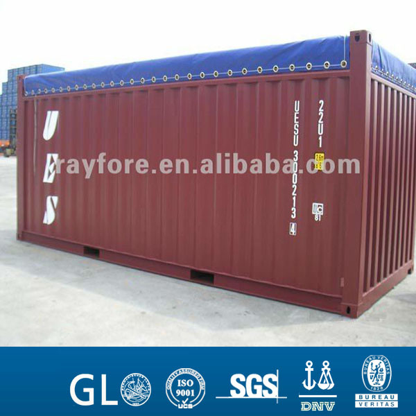Open Top Container in Container with PVC Coated Tarpaulin Image1
