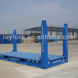 Blue Flat Rack Frame Container for Storage