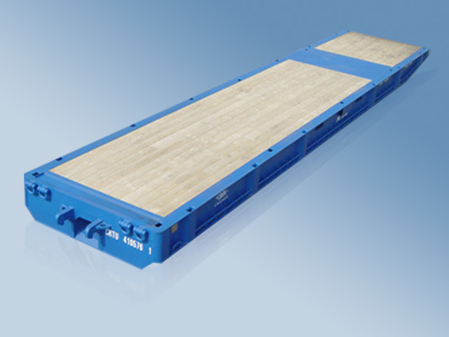 20ft Flat Rack Container Without End Sides Image1