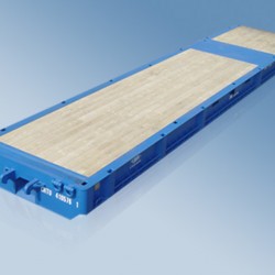 20ft Flat Rack Container Without End Sides