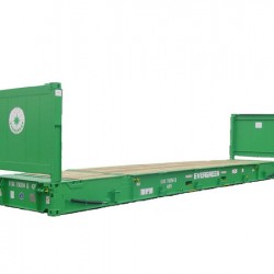 Flat Rack Container with End Sides