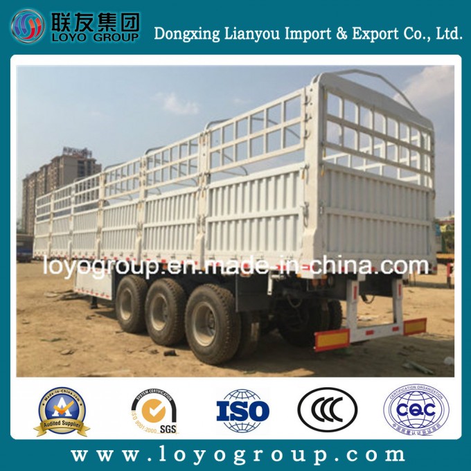 40FT Transportation Truck for Agricultural Stake Semi Trailer Image1