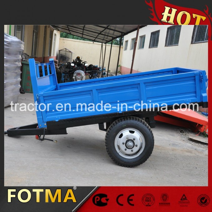 Two Tires, Tractor Trailer with Sidewall, Box Trailer (7CX-5) Image1