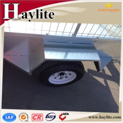 Hot DIP Galvanized Box Trailer Utility Trailer with Jockey Wheel