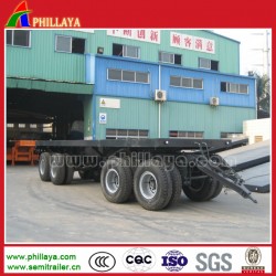 3 Axle Draw Bar Towing Tractor Cargo Trailer 30 Ton